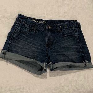 Madewell Cuffed Denim Shorts